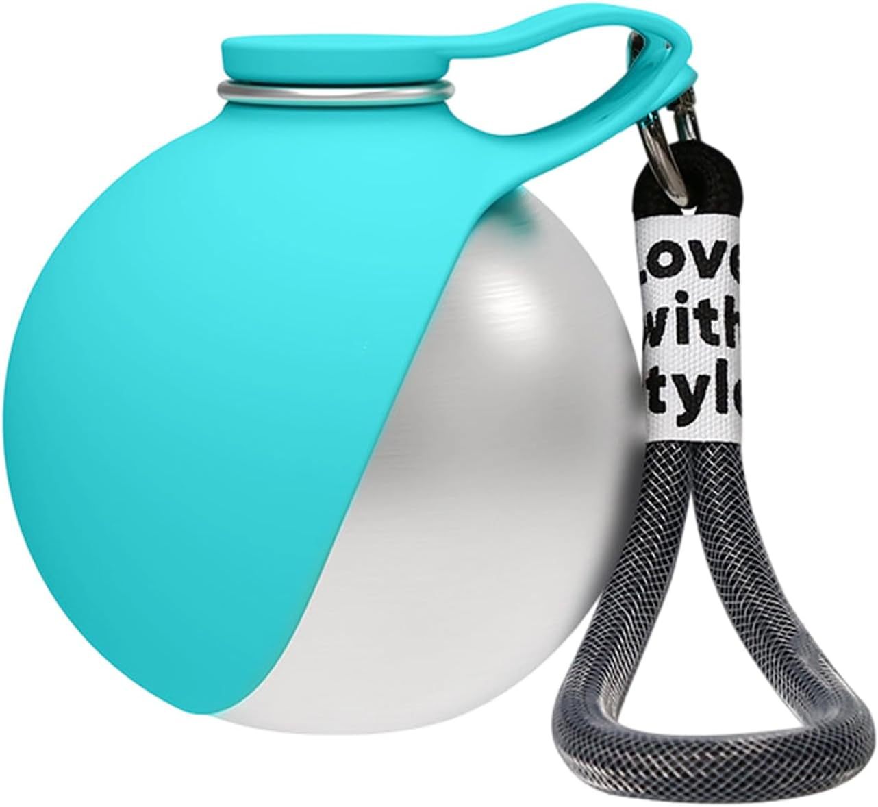 Collapsible Pet Water Bowl – Stainless Steel & Food-Grade Silicone | Travel Ready
