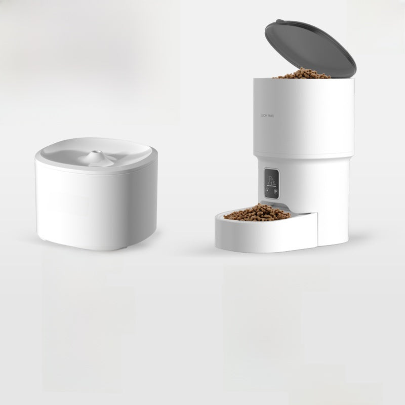 Automatic Pet Feeder with Water Dispenser Remote Control