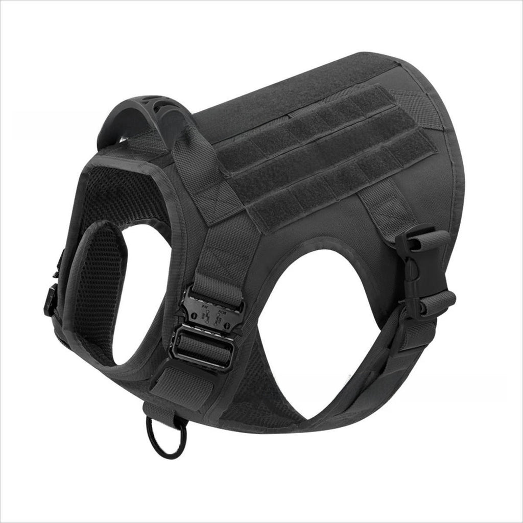 Tactical Dog Vest with Collar and Leash Set