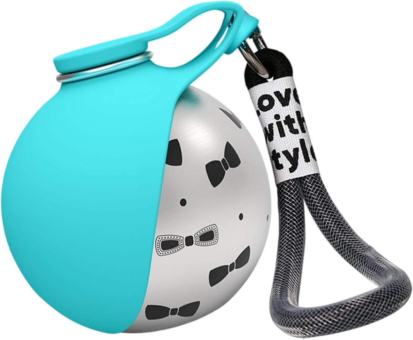 Collapsible Pet Water Bowl – Stainless Steel & Food-Grade Silicone | Travel Ready