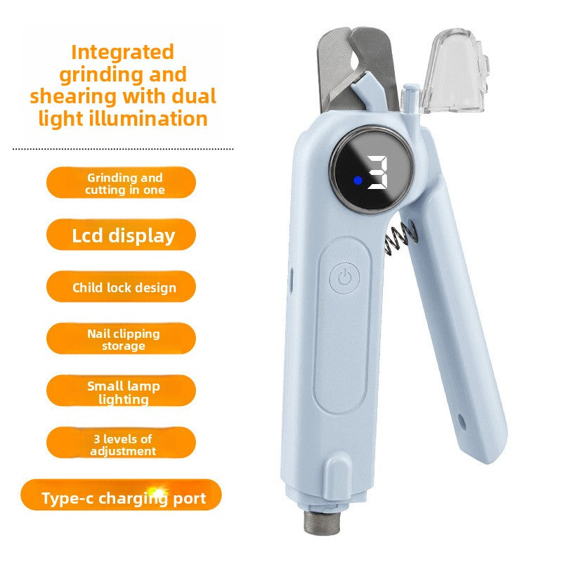 Electric Pet Nail Grinder – Painless, Quiet & Safe for Cats & Dogs