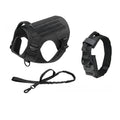 Tactical Dog Vest with Collar and Leash Set